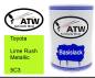 Preview: Toyota, Lime Rush Metallic, 5C3: 500ml Lackdose, von ATW Autoteile West.